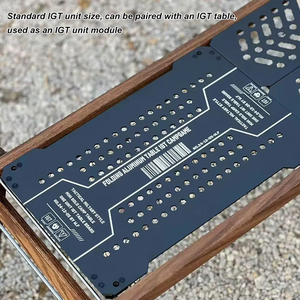Camping Liftable IGT Table Multifunctional Folding BBQ Table Aluminum Alloy Foldable IGT Table for Outdoor Picnic Fishing