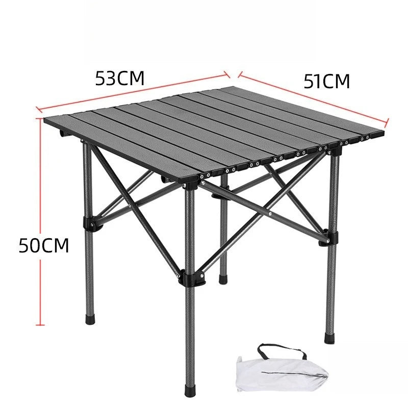 Folding Portable Outdoor Tables for Setting Up Stalls, Camping, Fishing, Picnic Tables, Self-driving Tours, and Barbecue Tables