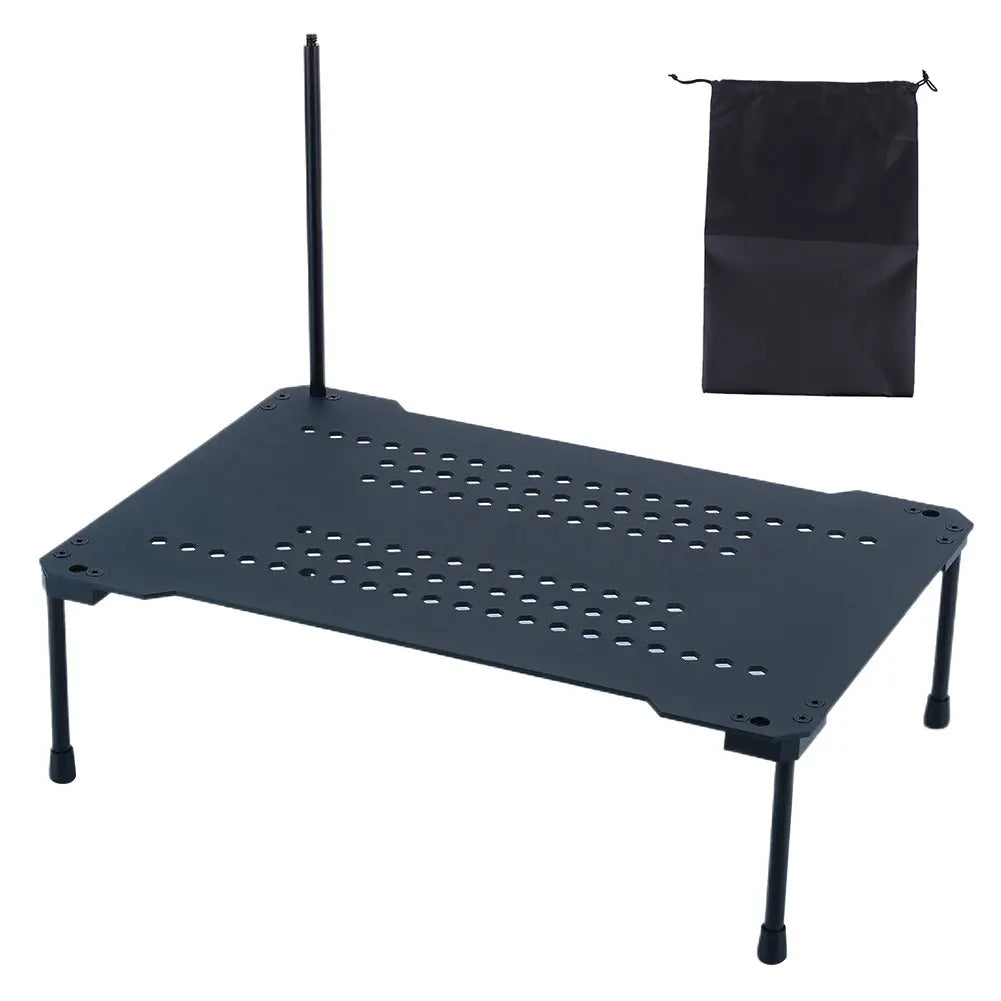 Camping Liftable IGT Table Multifunctional Folding BBQ Table Aluminum Alloy Foldable IGT Table for Outdoor Picnic Fishing