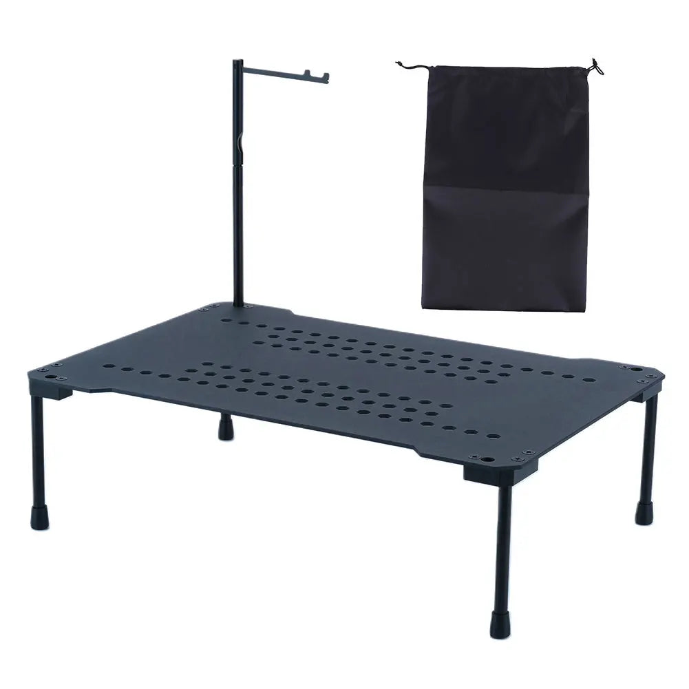 Camping Liftable IGT Table Multifunctional Folding BBQ Table Aluminum Alloy Foldable IGT Table for Outdoor Picnic Fishing