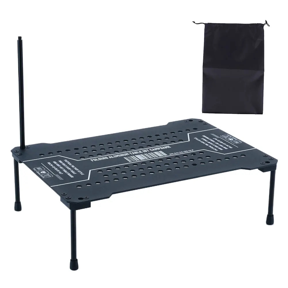 Camping Liftable IGT Table Multifunctional Folding BBQ Table Aluminum Alloy Foldable IGT Table for Outdoor Picnic Fishing