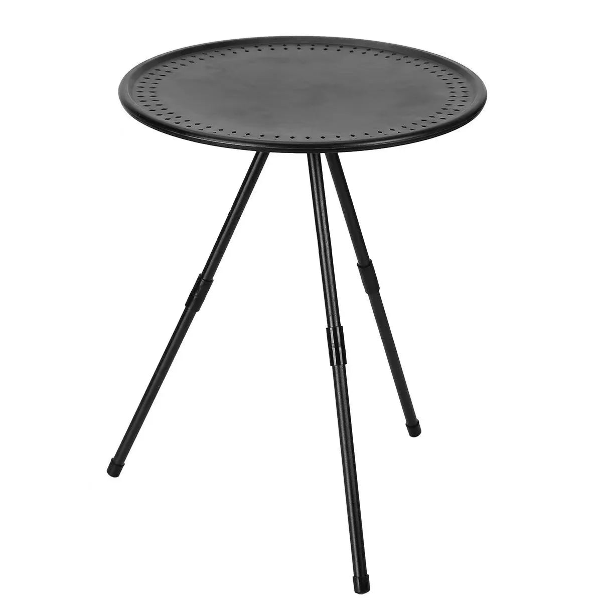 Portable Picnic Camping Table Adjustable Small Round Table Outdoor Aluminum Alloy Folding Table Lightweight Coffee Table