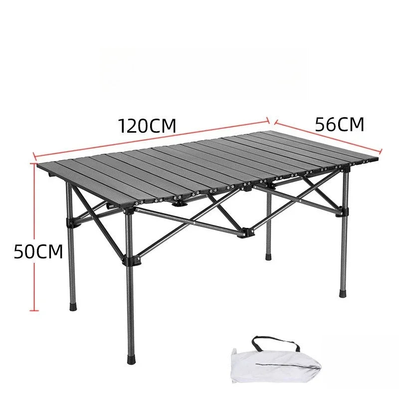 Folding Portable Outdoor Tables for Setting Up Stalls, Camping, Fishing, Picnic Tables, Self-driving Tours, and Barbecue Tables