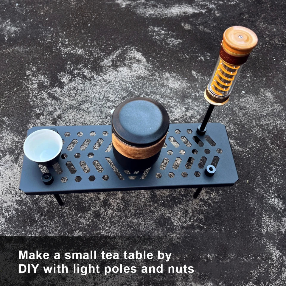 Camping IGT Table Board Aluminum Alloy BBQ Picnic Table Plate Multifunctional Portable Table Unit Plate IGT Table Accessories